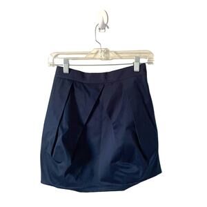 Elegant Navy Blue Women's Skirt
